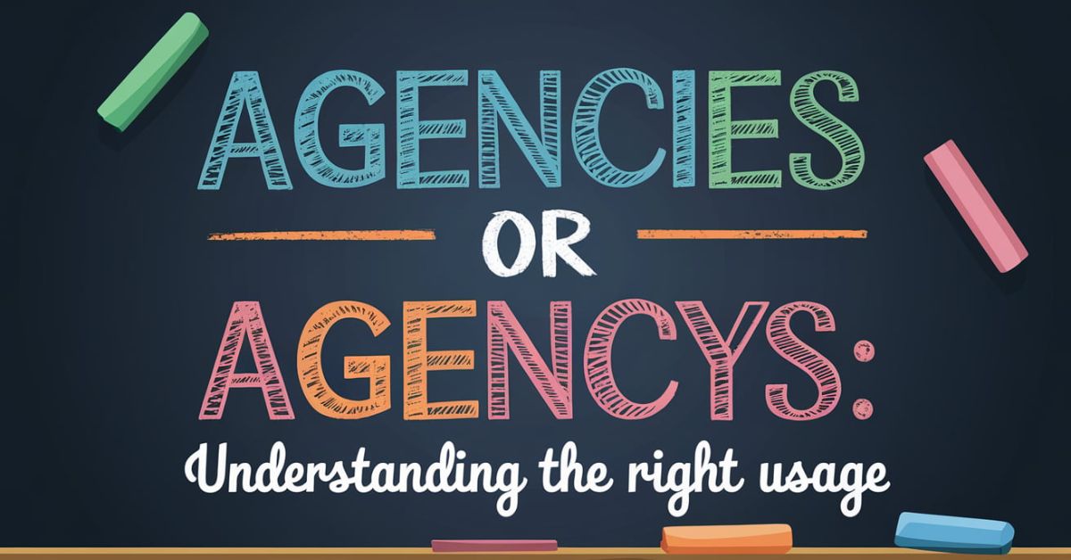 agencies-or-agencys