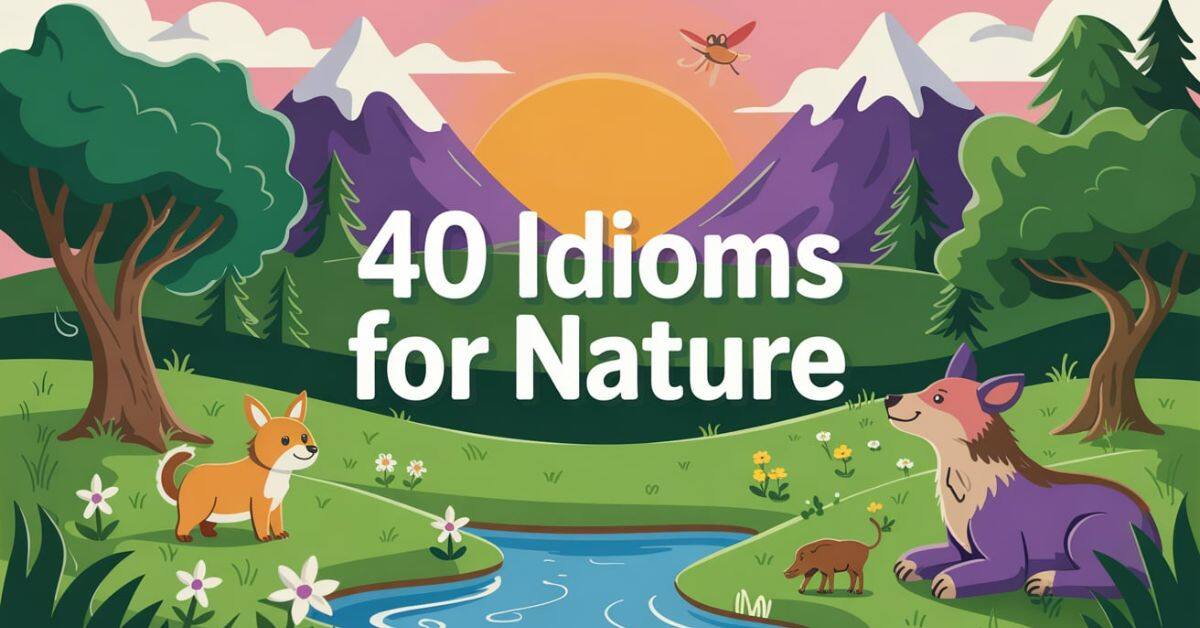 idioms-for-nature
