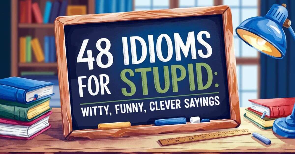 idioms-for-stupid