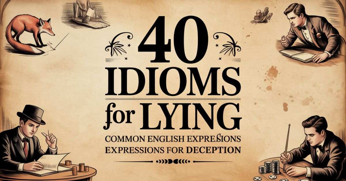 idioms-for-lying