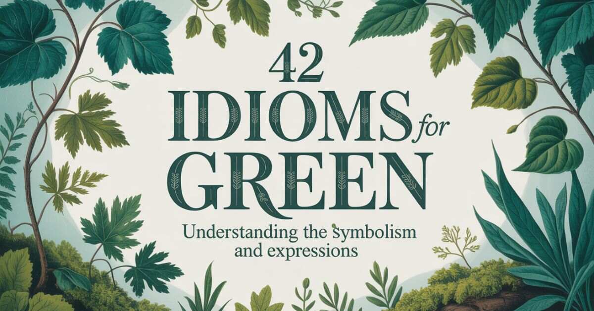 idioms-for-green