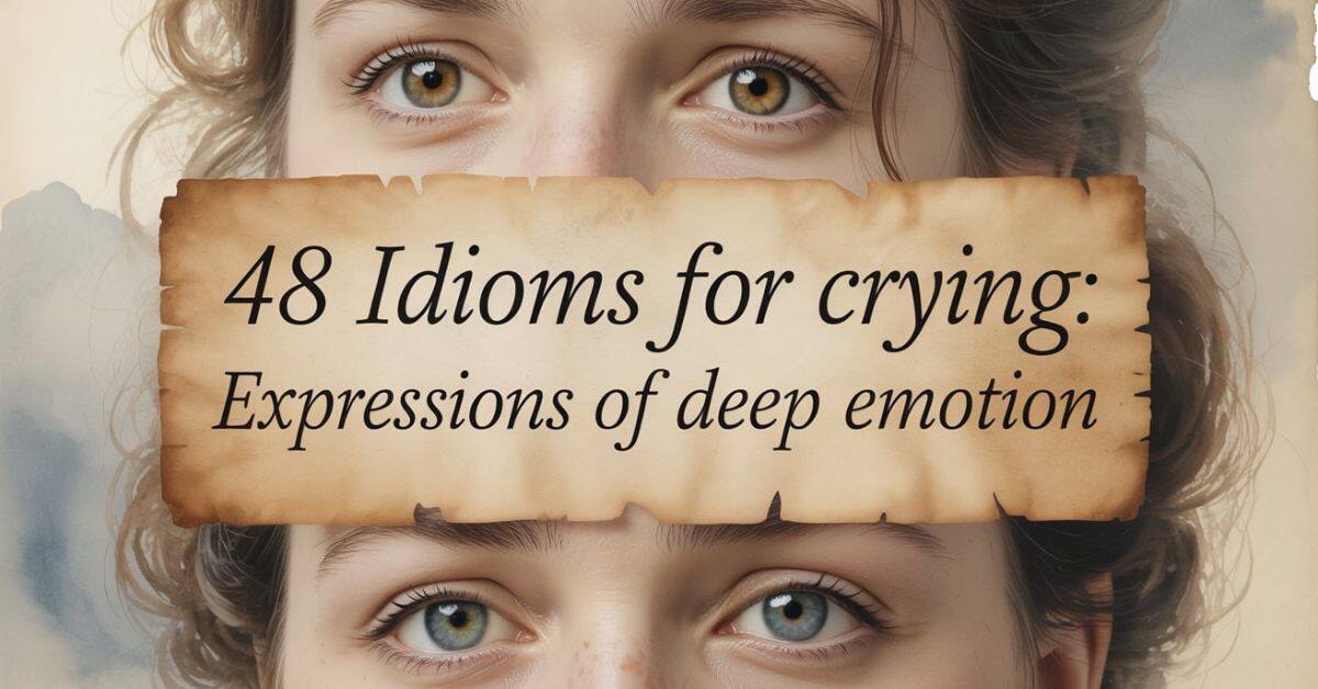 idioms-for-crying